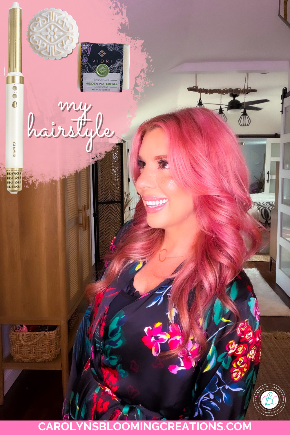 Rose Gold Hair Tutorials by Carolyn Braden