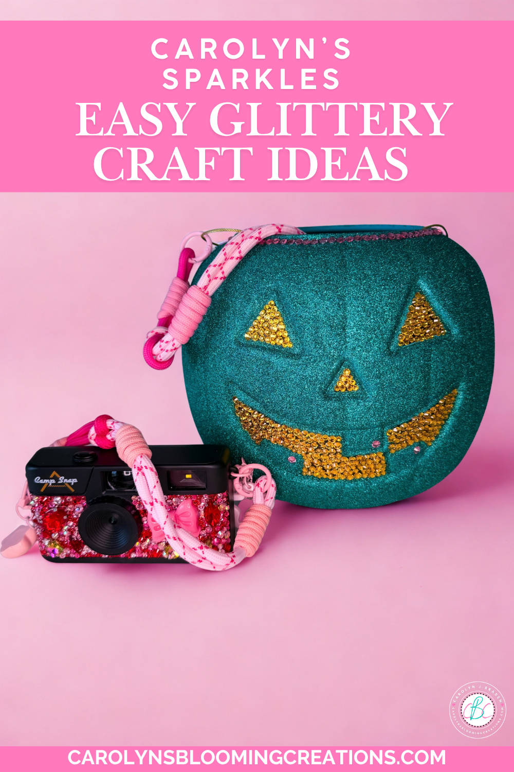 Make a Sparkly DIY Boo Bucket With Glitter