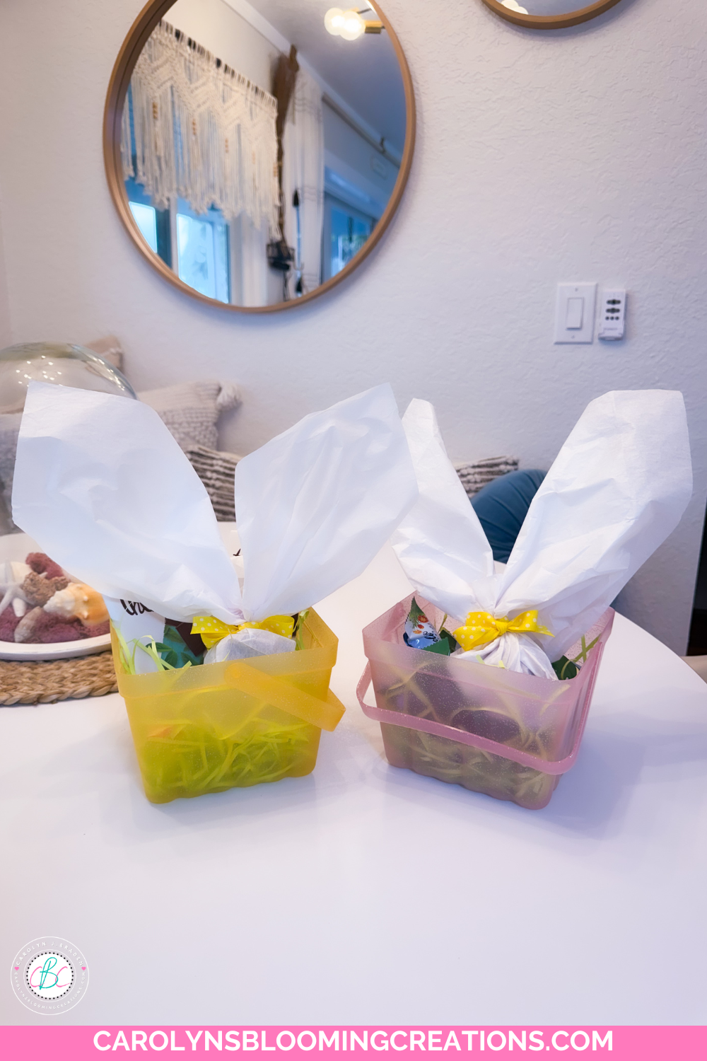 Last-Minute Easter Gift Wrapping Idea (Adorable Bunny Ears!)