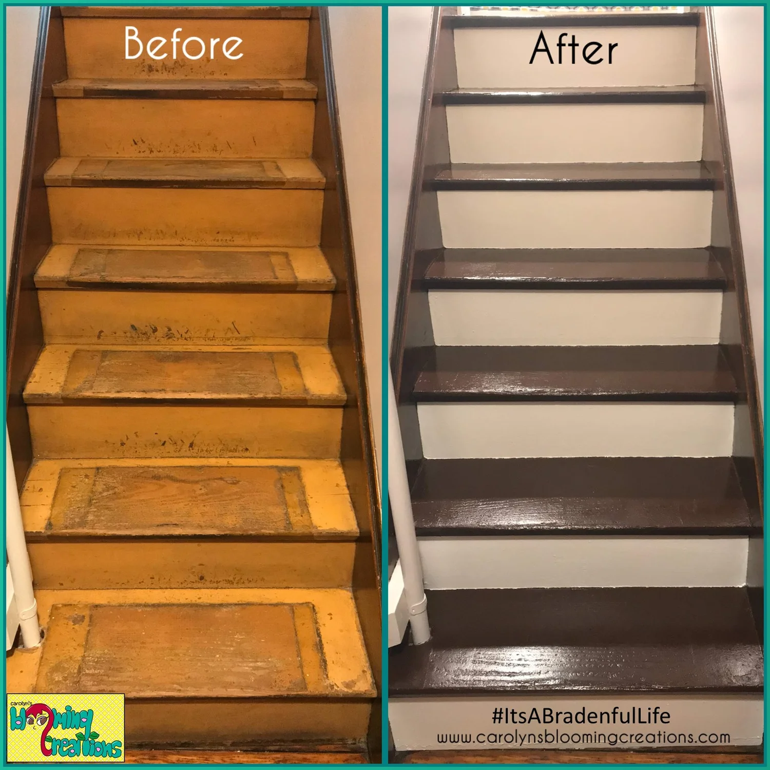 #ItsaBradenfulLife 1800's Staircase: Before and After — DIY Home ...