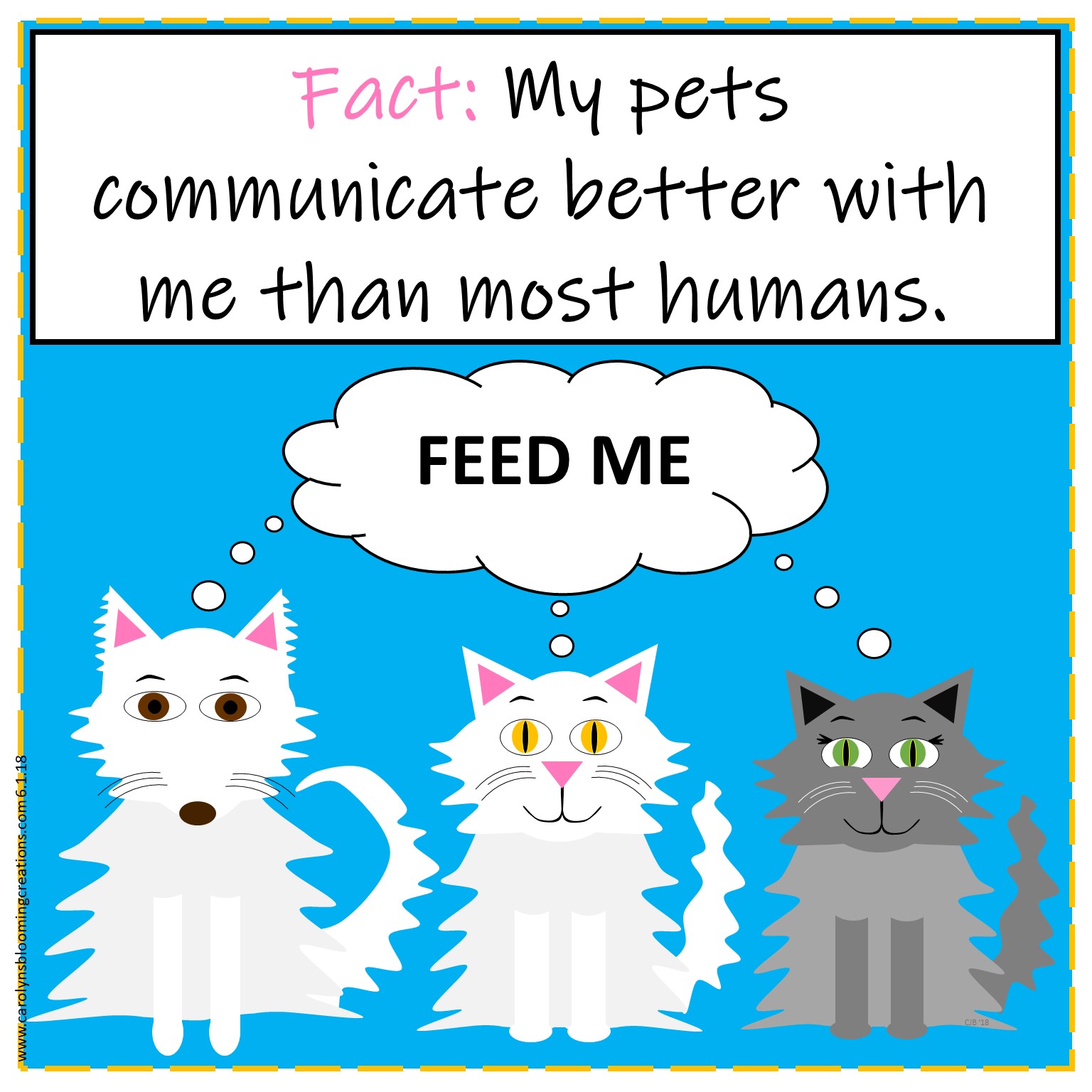 Carolyn Braden Bad Communication friday funny cats.jpg