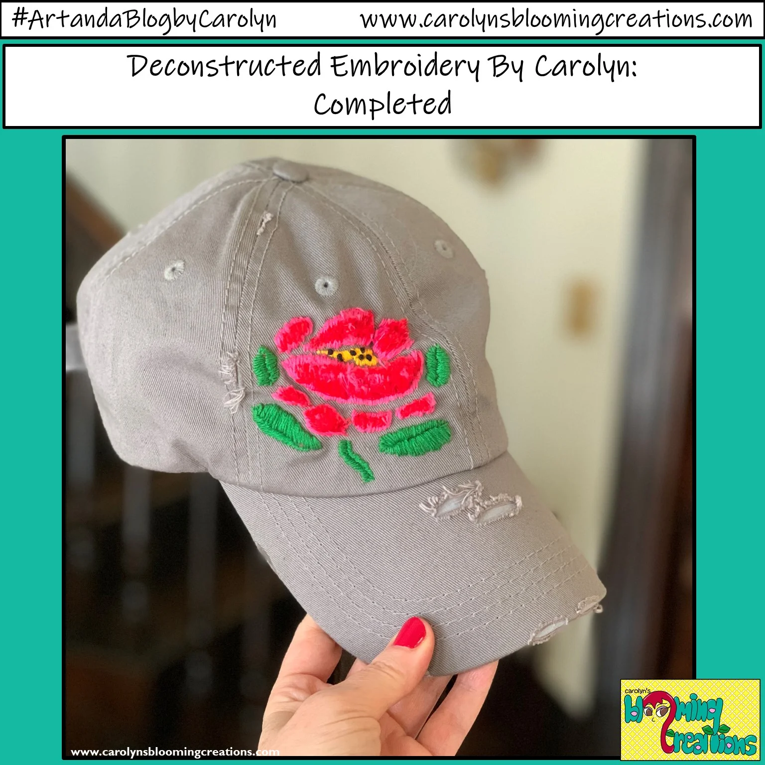 Pin me! www.carolynsbloomingcreations.com