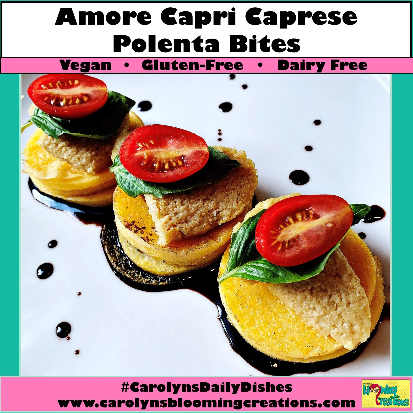 Food preparation, styling and photography by Carolyn J. Braden Pin me! www.carolynsbloomingcreations.com
