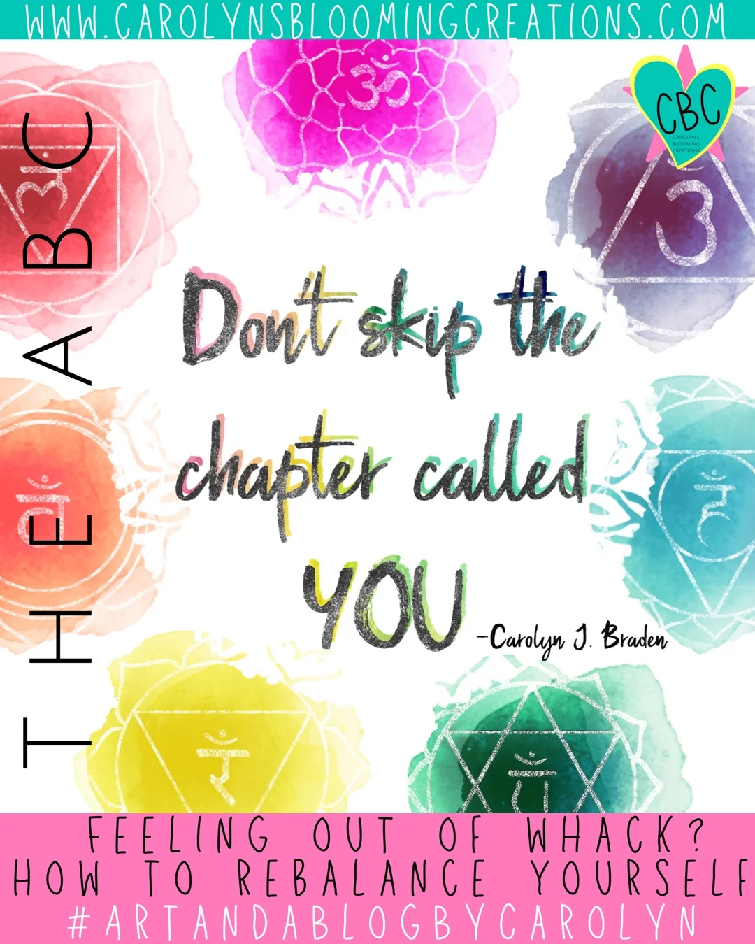 Collage art by Carolyn J. Braden using Rainbow Love and Canva apps Pin me! www.carolynsbloomingcreations.com