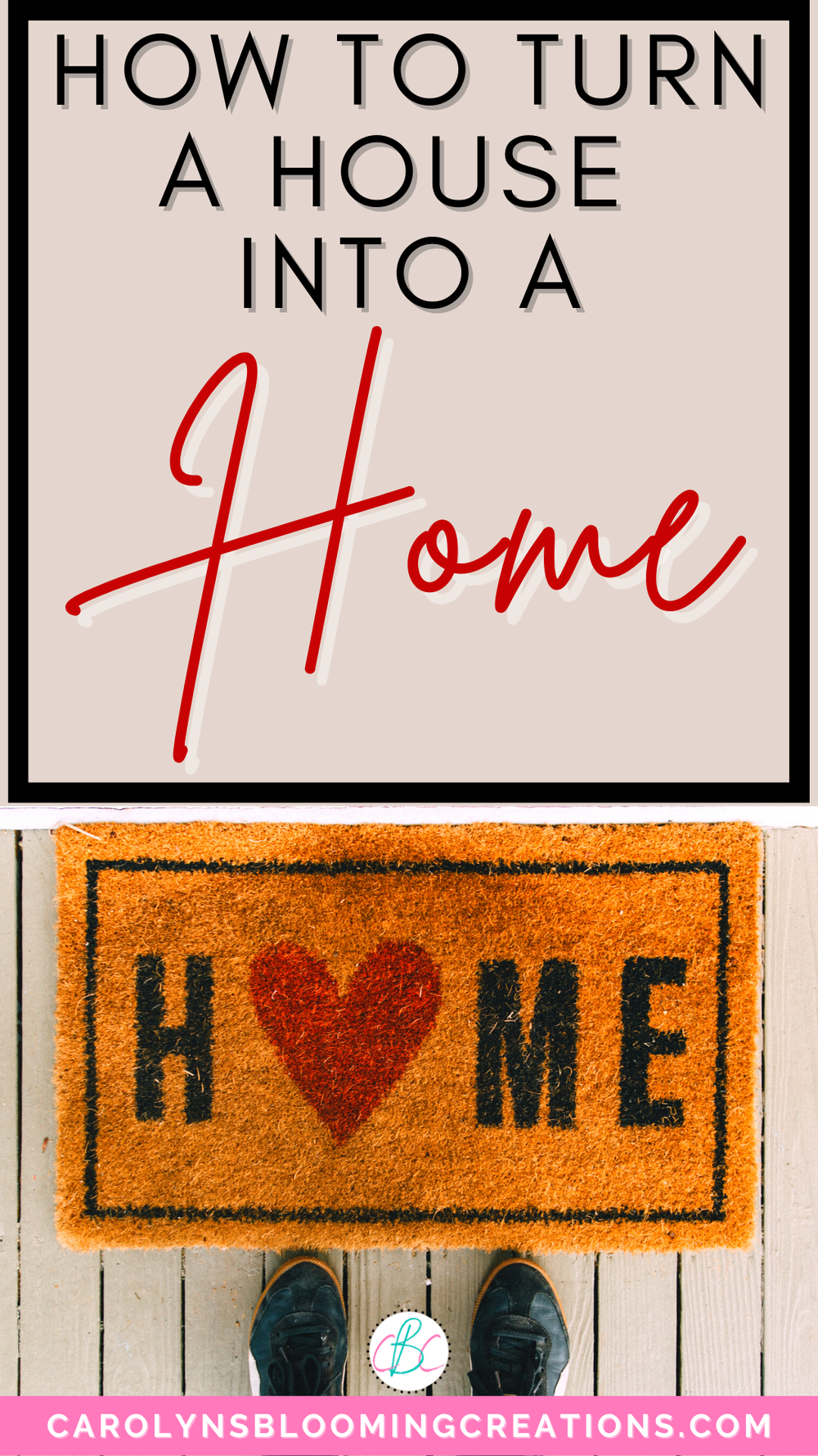 How to Turn a House Into a Home — DIY Home Improvements Carolyn's ...