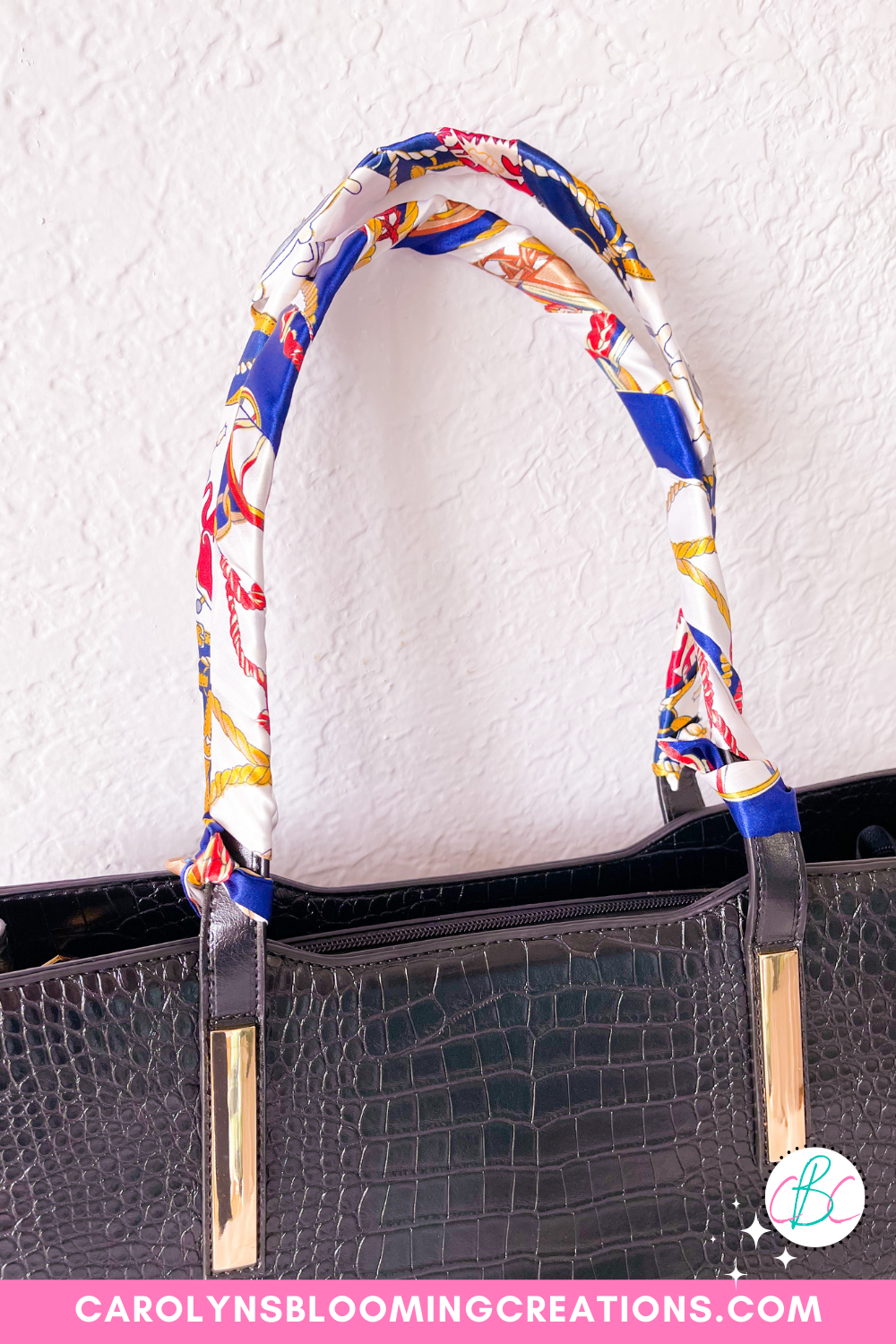 DIY: How to Use a Scarf as a Purse Strap