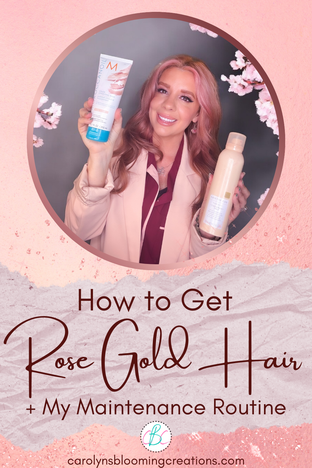 How to Get Rose Gold Hair + My Maintenance Routine — DIY Home ...