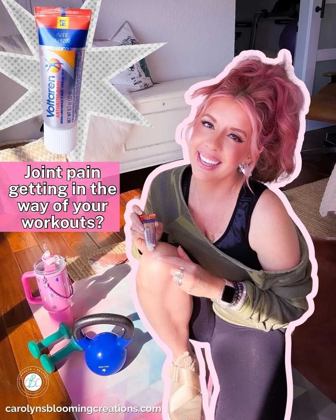 Yep&hellip;knee pain struck again! 🤦&zwj;♀️

When @influenster sent me @voltarengel #complimentary to try, I put it to the test immediately. Sometimes one of my knees hurt when I do my daily walks or do weight training, or when it rains (just like m