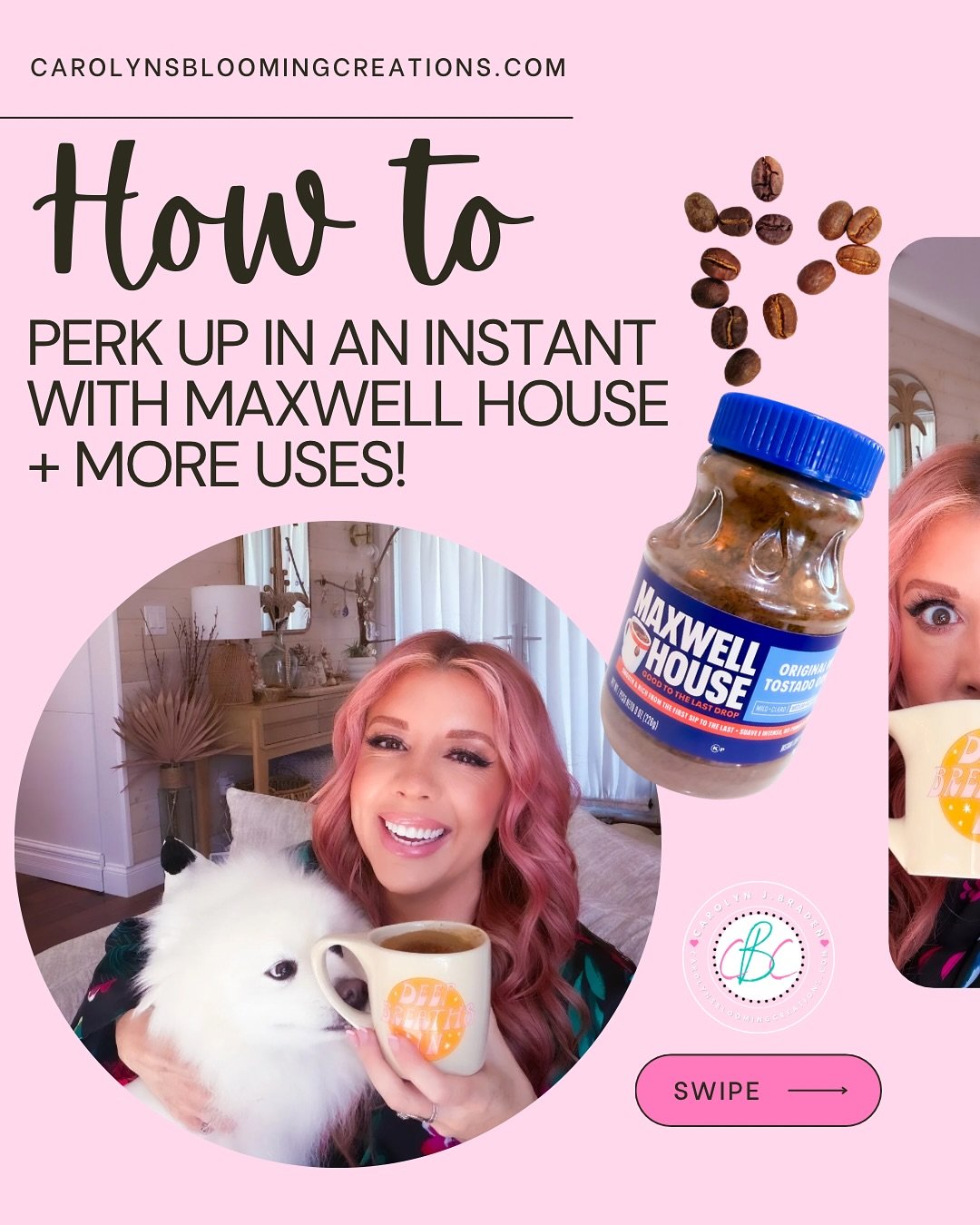 Down the rabbit hole&hellip;🐇

I received @originalmaxwellhouse instant coffee #complimentary to test via @influenster , (which tastes great) and it lead me to research what else you can use instant coffee for. In the memoir by @inagarten , she incl