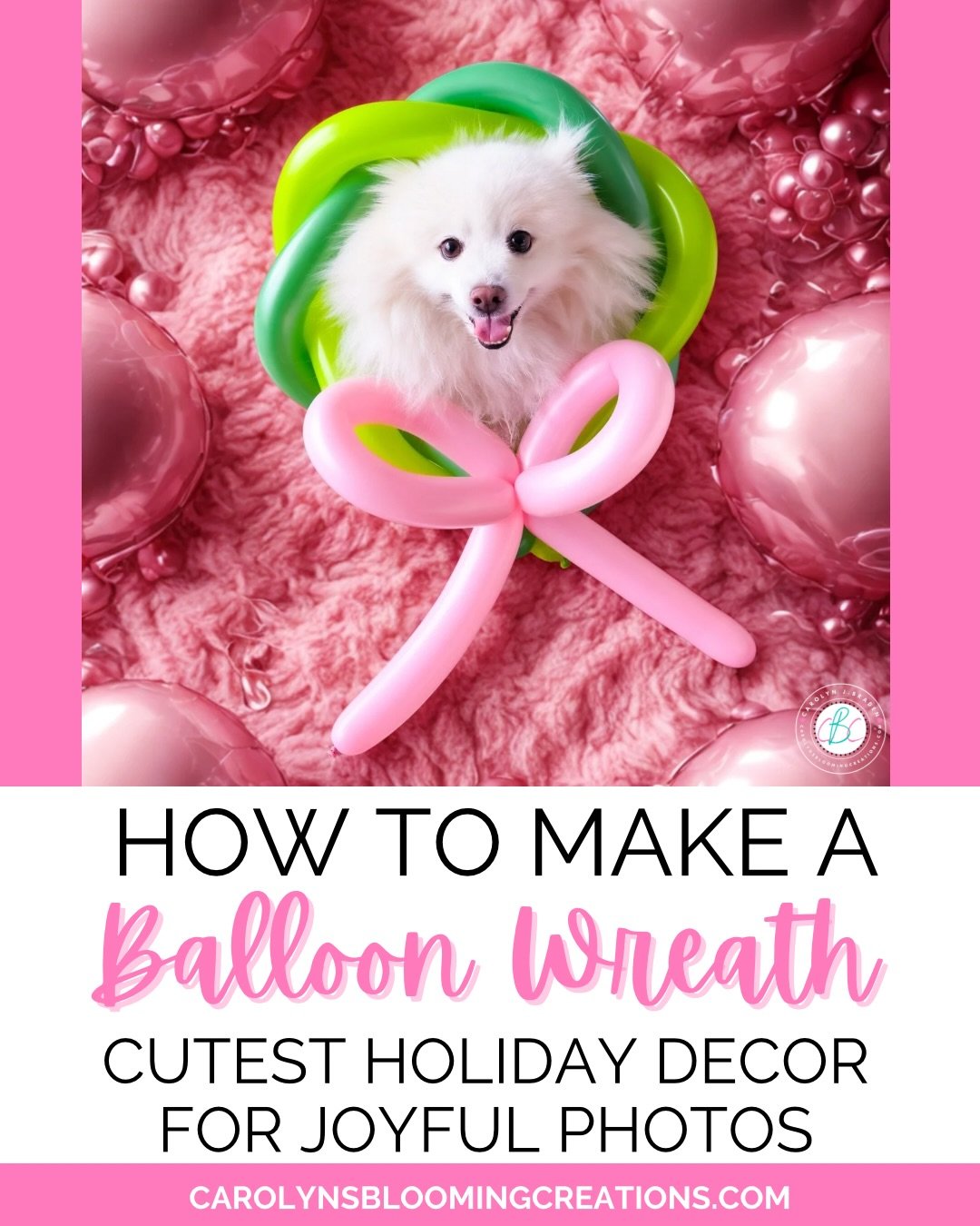 Just made the cutest balloon wreath and you can too!🎈✨ 

It&rsquo;s bright, joyful, and seriously the best addition to my holiday decor this year. If you&rsquo;re hosting or taking holiday photos, this easy DIY makes everything look so magical. Swip