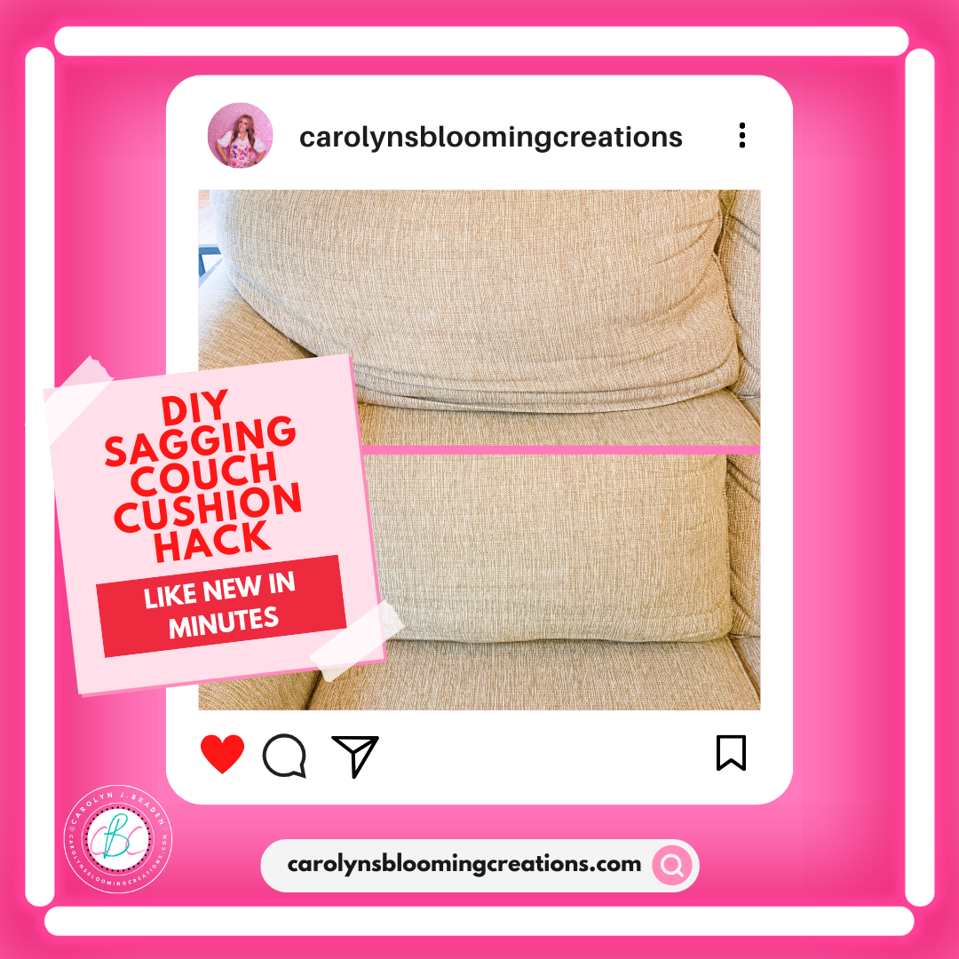 DIY Sagging Cushion Hack