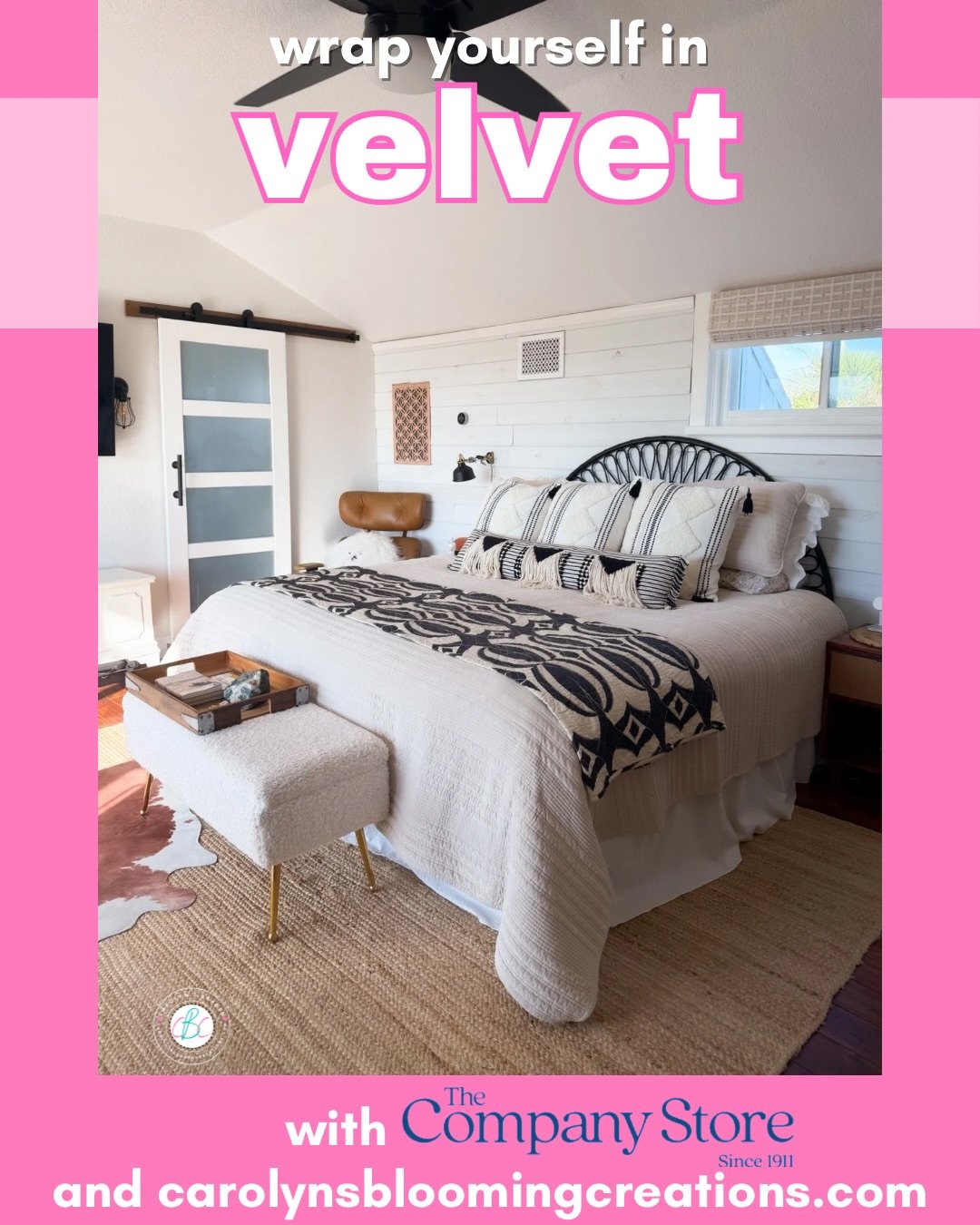 💬Comment LINK for a DM shopping link!
 The Company Store sent me this soft velvet blanket to test and my husband and I are obsessed &mdash; cozy, weighted, and truly blissful sleep every night ✨ I&rsquo;ve never ordered anything from them before now