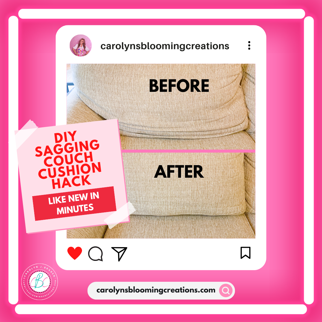 Sagging Couch Cushion Hack