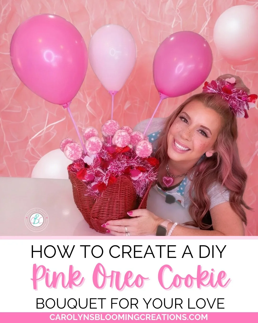 💖This DIY Pink Oreo Cookie Bouquet is the sweetest Valentine&rsquo;s Day surprise &mdash; no baking required! It&rsquo;s budget-friendly, adorable, and honestly way more fun than ordering delivery flowers.
Perfect for your love, your bestie, or even