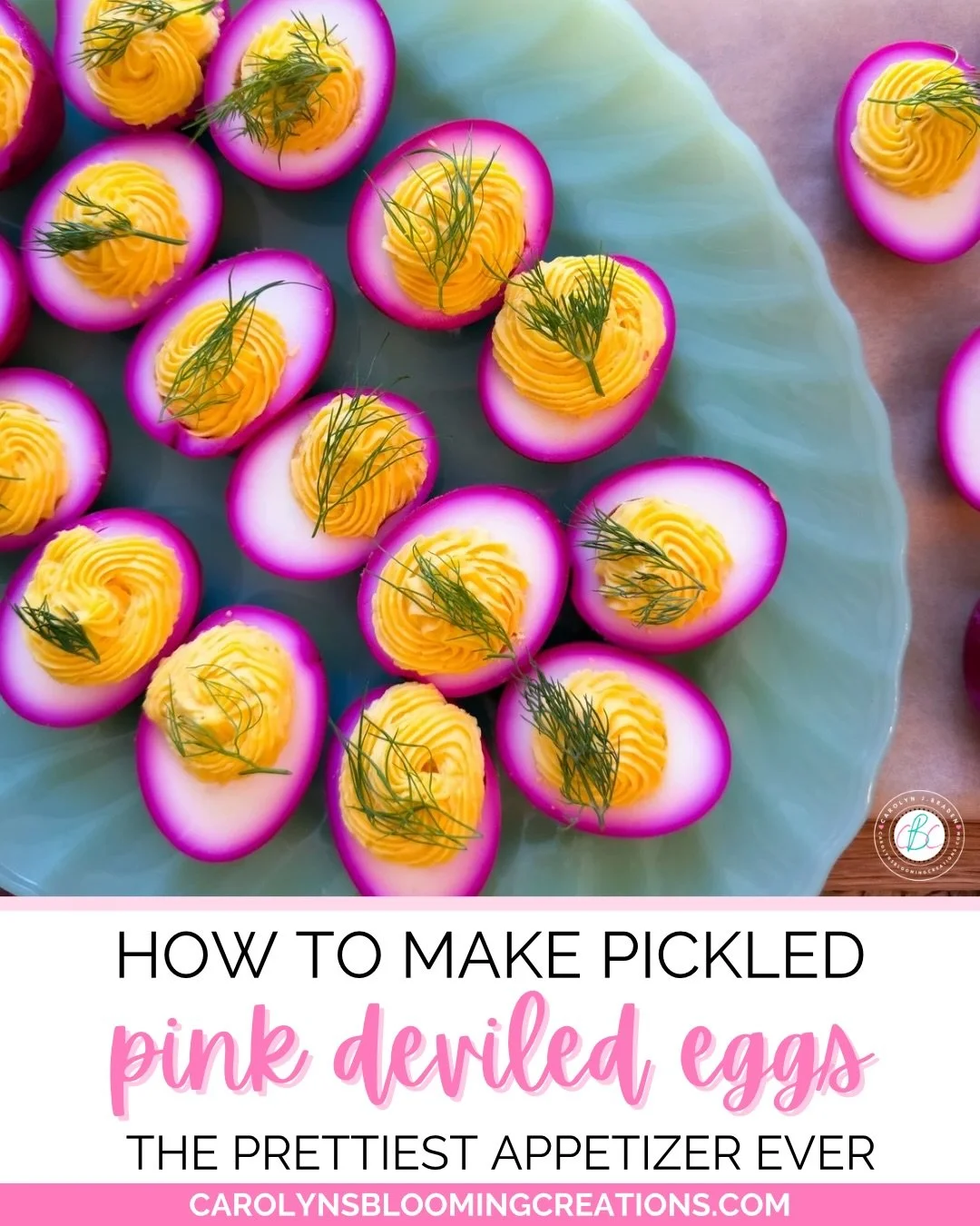 Pretty, pink, and perfect for your next brunch 💕These pickled deviled eggs are naturally dyed and SO creamy&mdash;definitely a crowd favorite! 🥚Save for later! 

💬 more in comments

 #springrecipe #brunchideas #partyfoods #easterbrunch #foodinspo