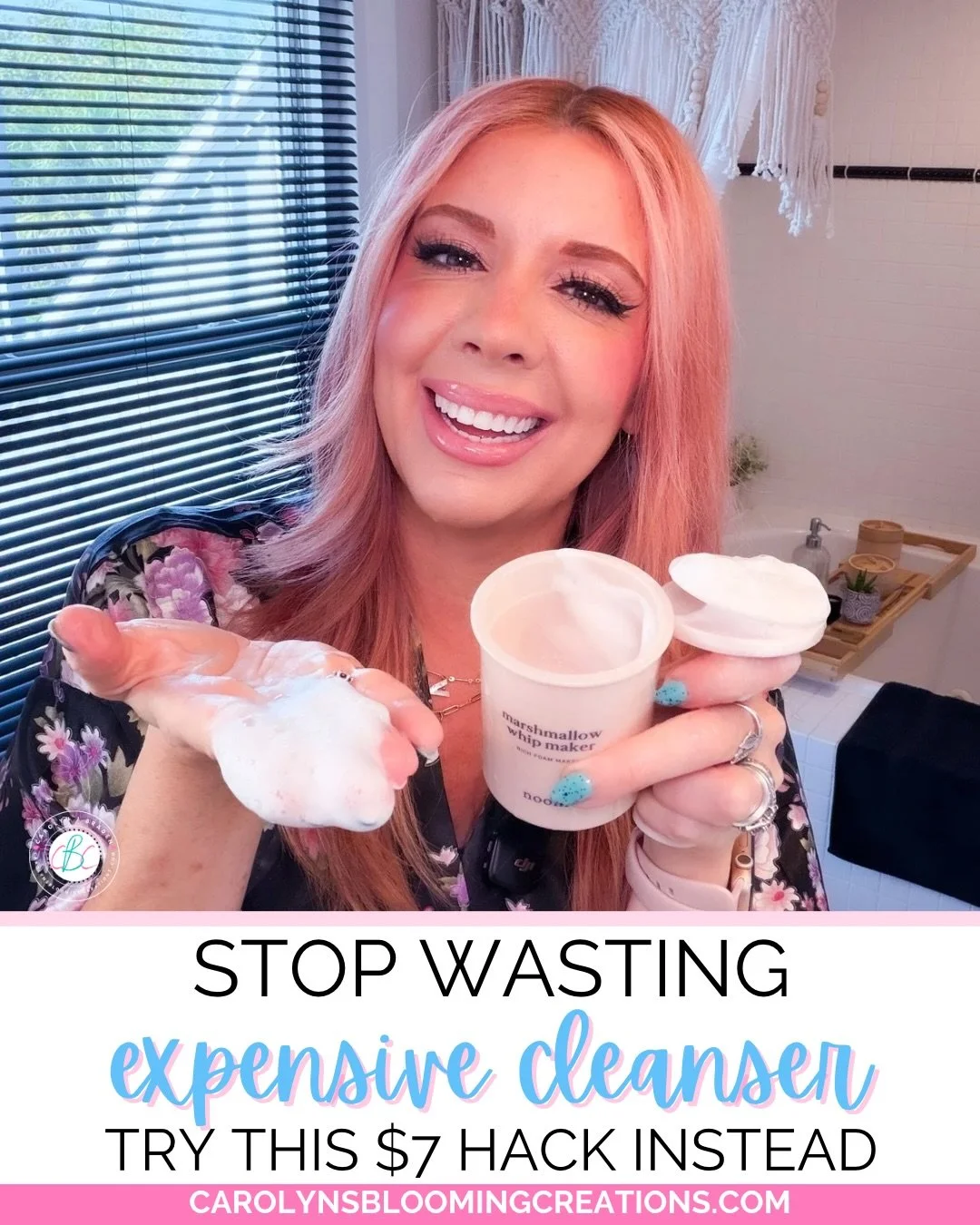 I didn&rsquo;t think a $7 tool would change my skincare routine&hellip;but here we are 🤯
This marshmallow whip maker turns the tiniest amount of cleanser into the most luxe, fluffy foam&mdash;so you use less and still get that super clean, soft skin