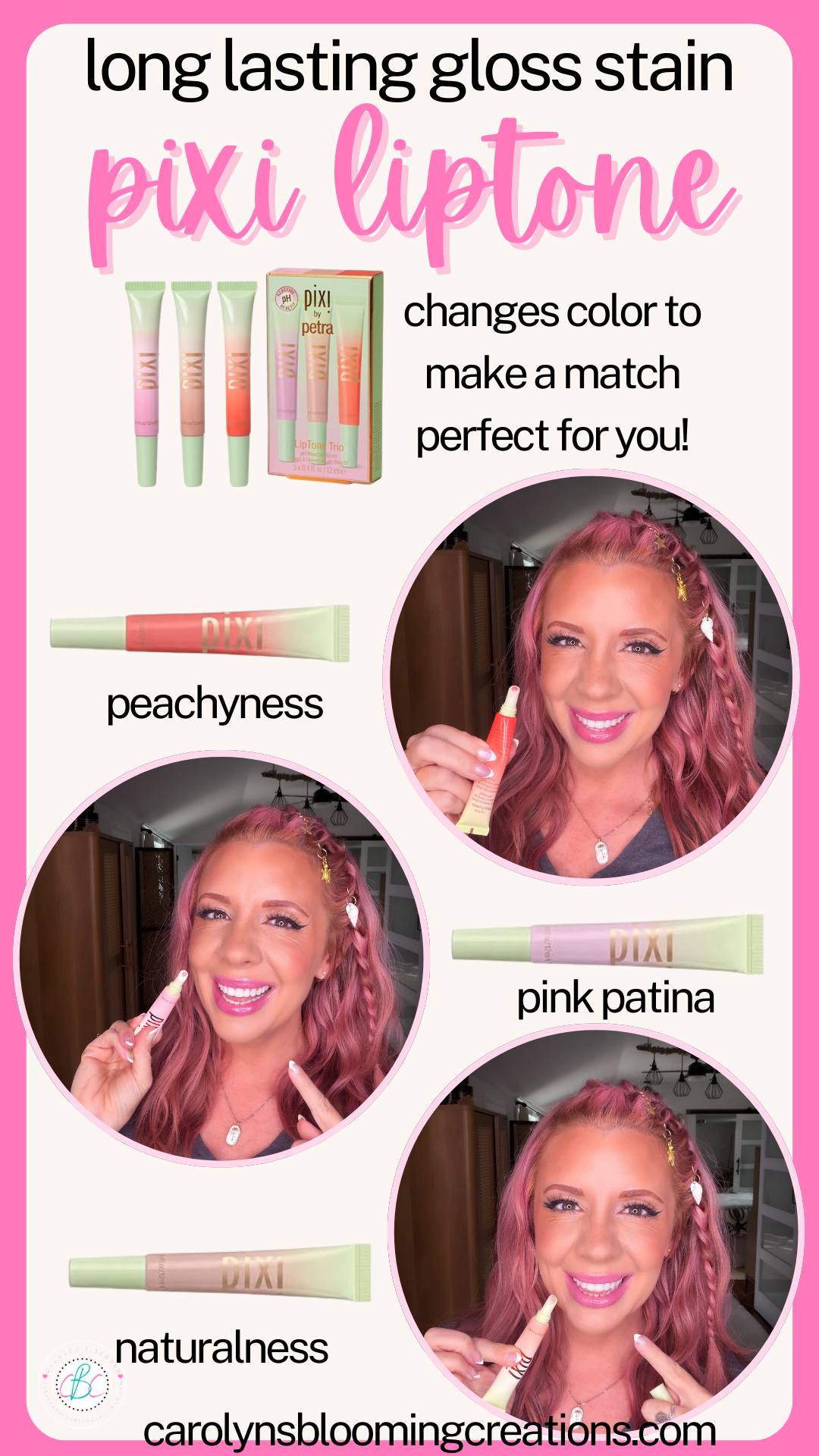 pixi liptones try on review
