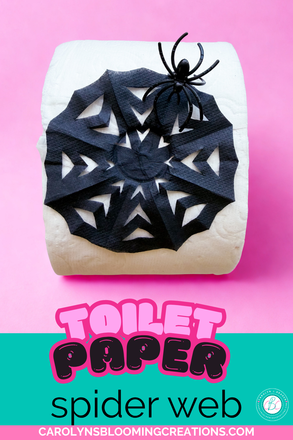 Toilet Paper Origami: Easy Spider Web Tutorial