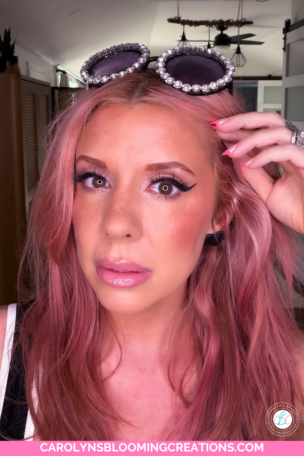 How to create faux freckles by Carolyn Braden