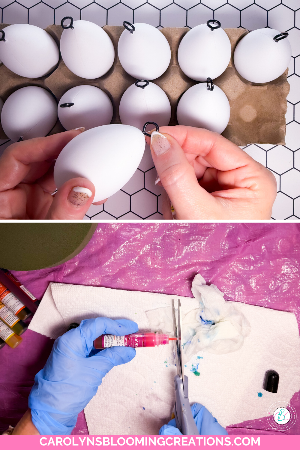 How to Make Gorgeous Alcohol Ink Easter Eggs