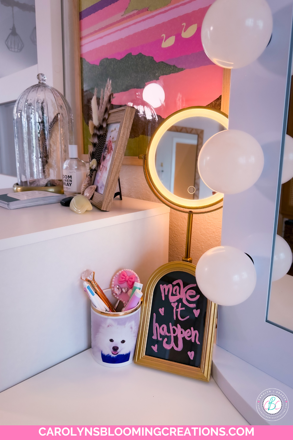 How a Telescoping Lighted Makeup Mirror Helped Eliminate My Back Pain