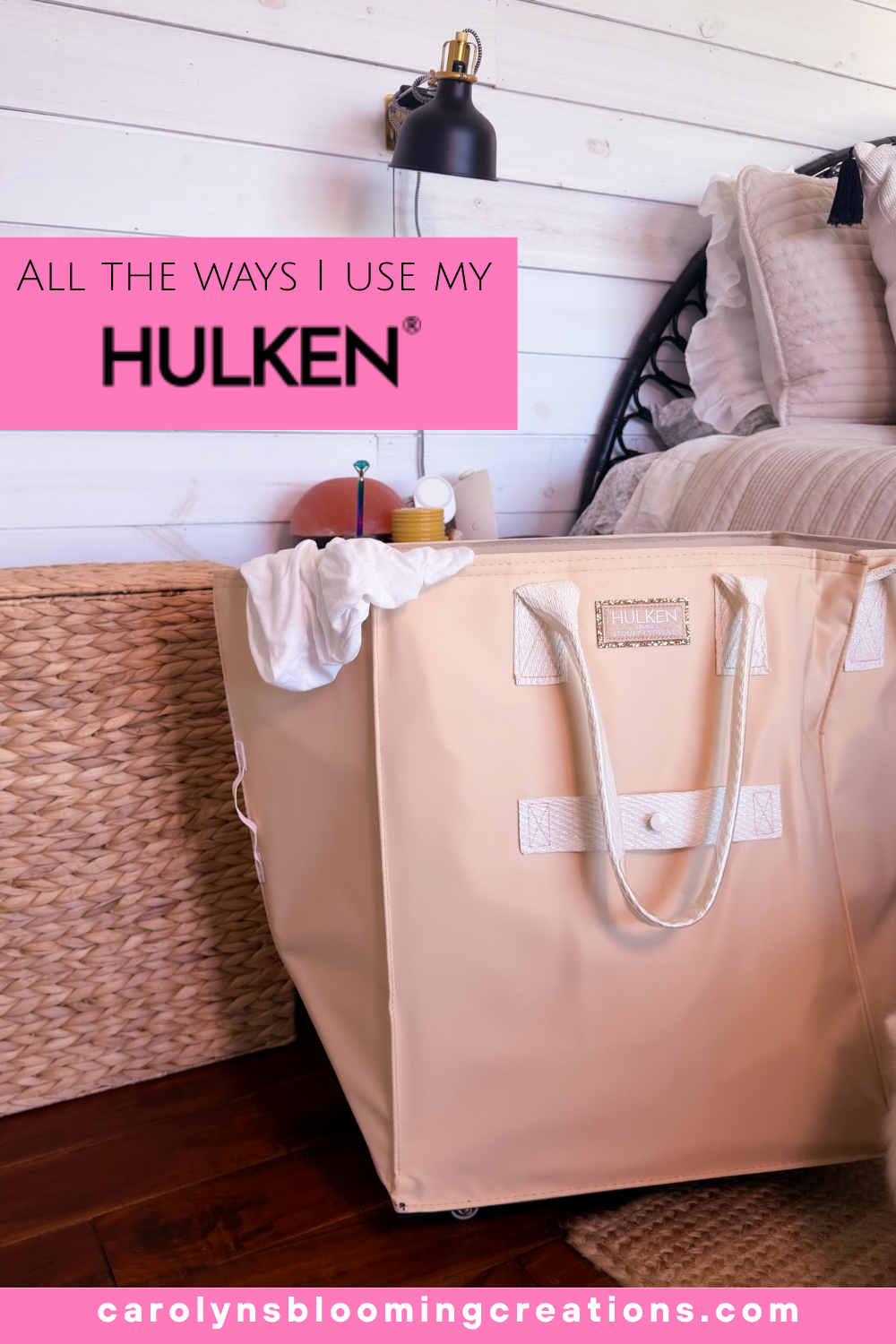 Hulken x Stoney Clover Lane Sand Large Rolling Tote