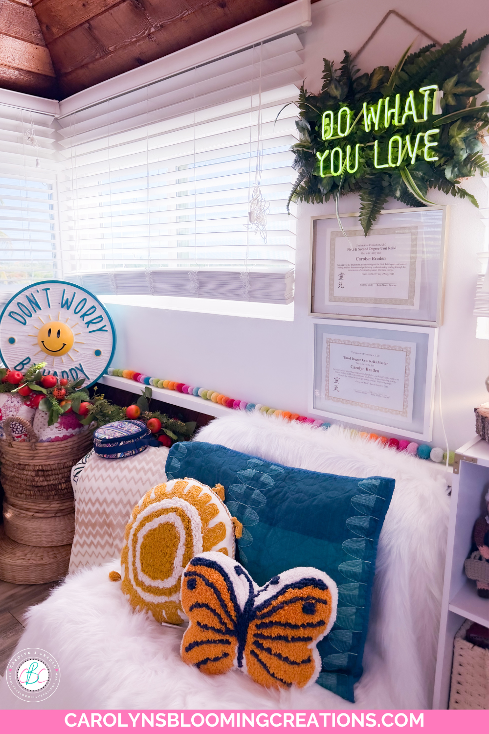 Craft Room Decluttering and Organization Before and After