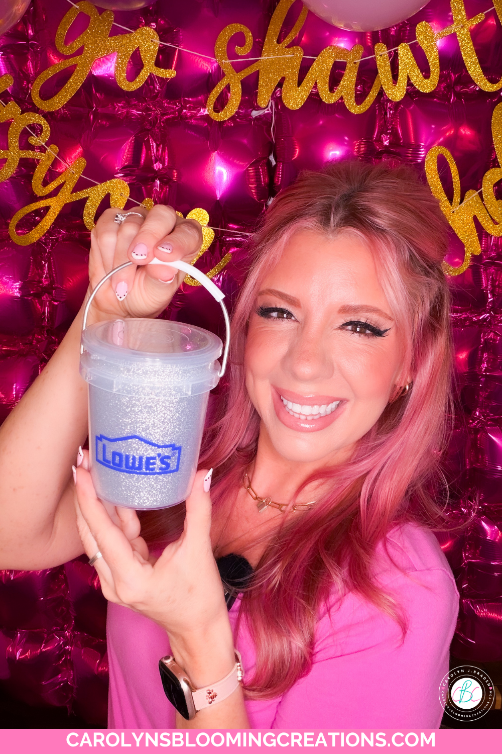 Lowe’s Mini Finds: Glitter Buckets & Pallet Coasters DIY Ideas