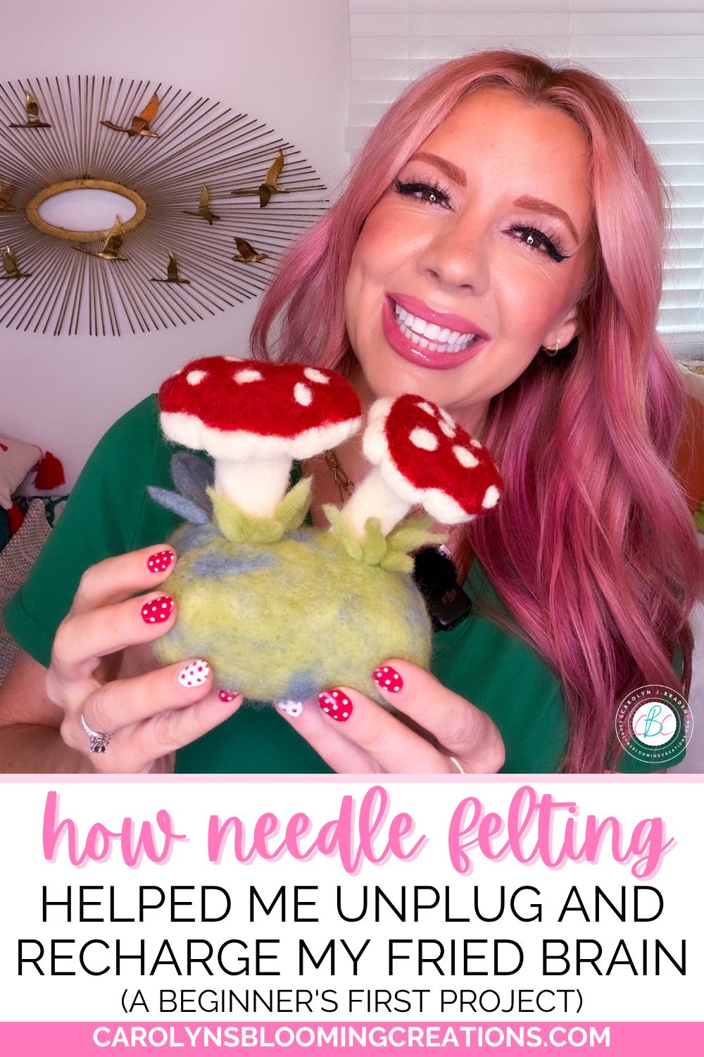 How Needle Felting Helped Me Unplug and Recharge My Fried Brain (A Beginner's First Project)