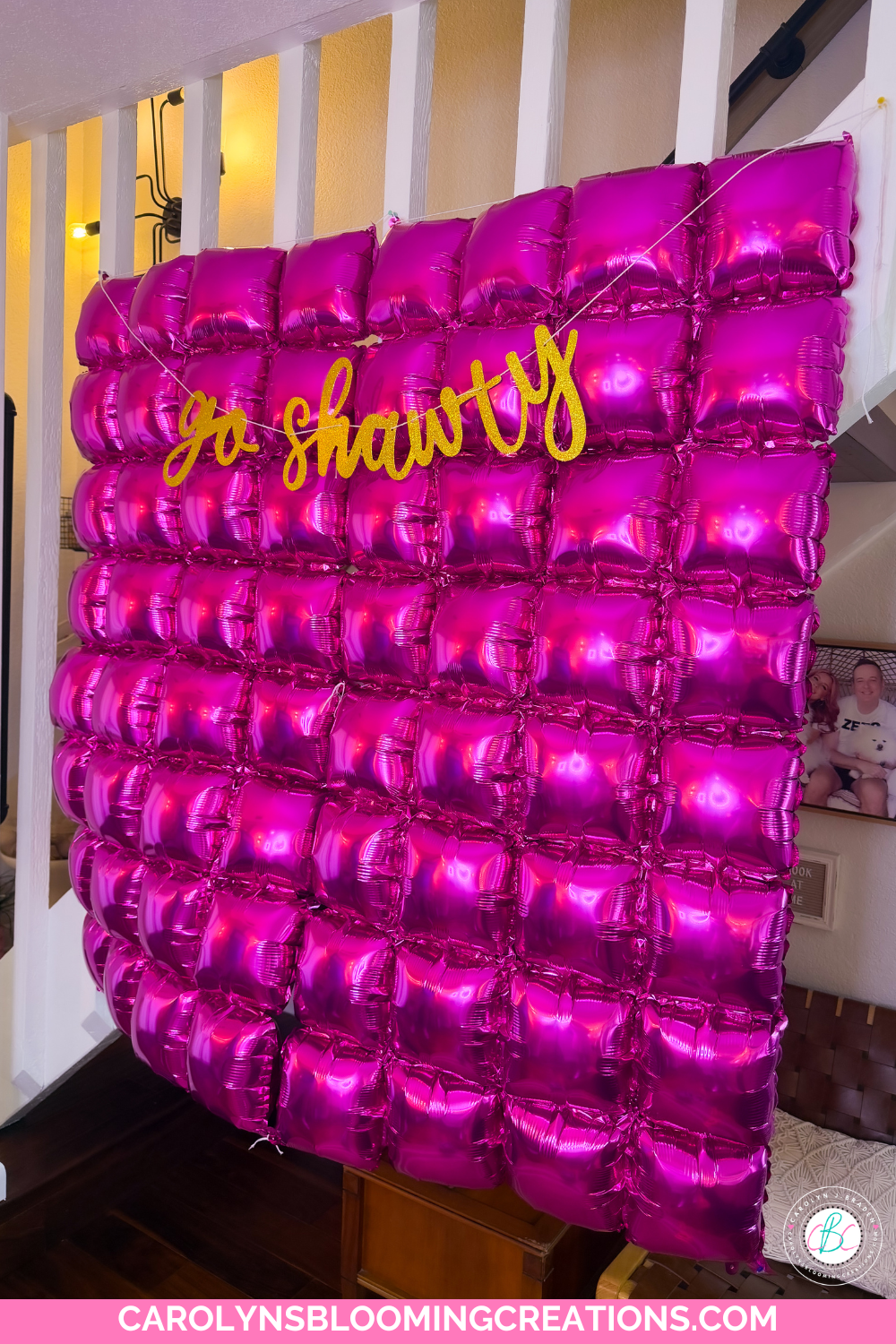Easy DIY Birthday Photo Backdrop on a Budget