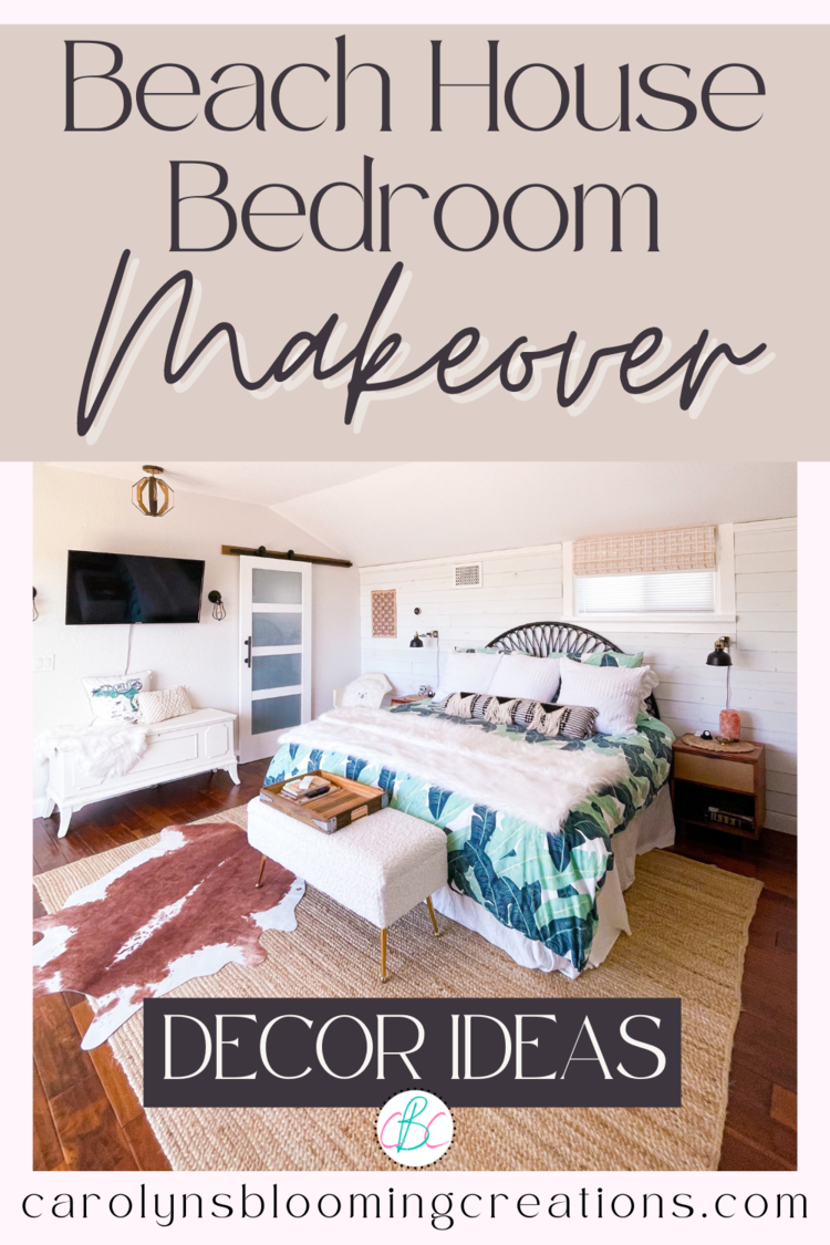 Beach House Main Bedroom Makeover and Decor Ideas — DIY Home ...