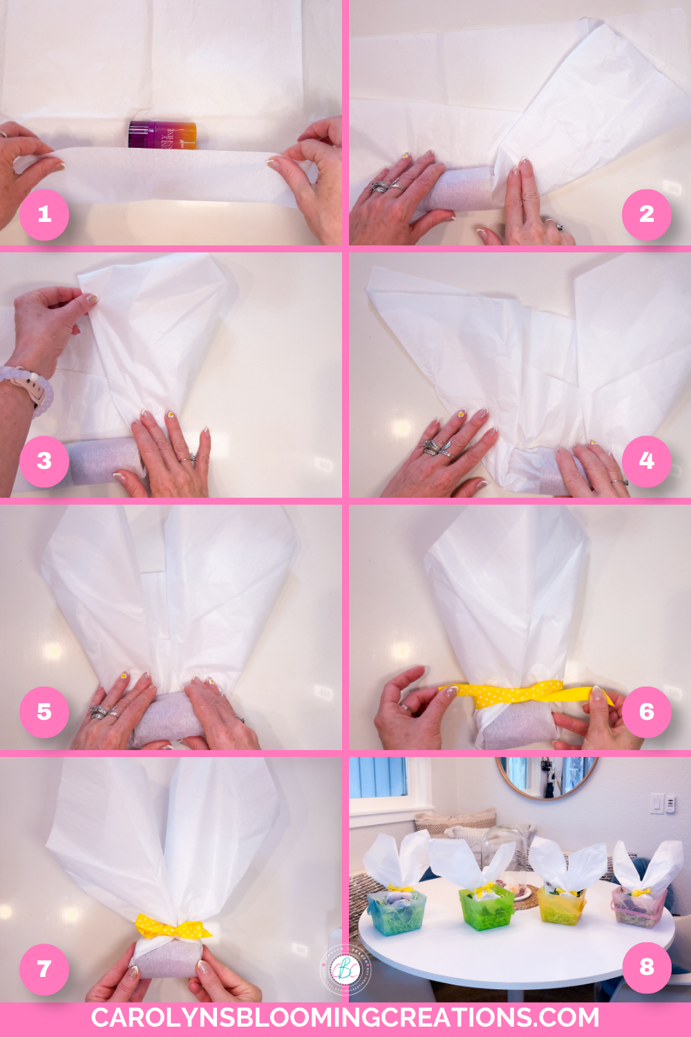 Budget-Friendly Easter Gift Wrap Idea That Looks So Fancy