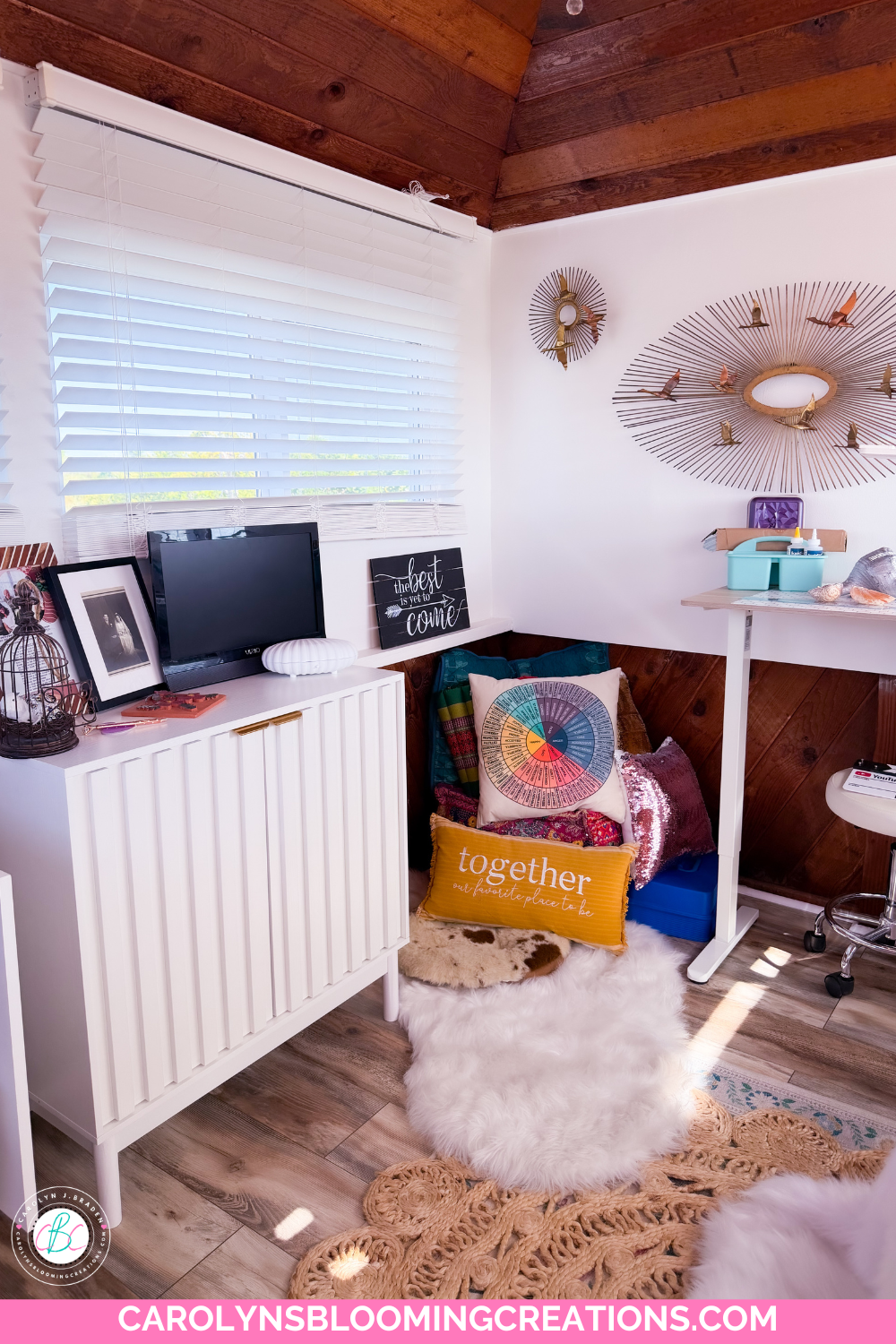 Creative Space Makeover with an Electric Standing Desk