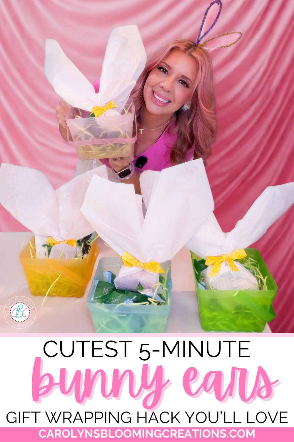  Cutest 5-Minute Bunny Ears Gift Wrapping Hack You’ll Love