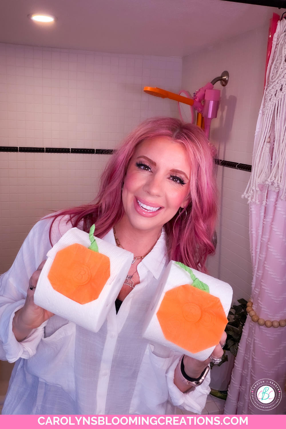 Carolyn Braden's How to Make a Toilet Paper Origami Pumpkin for Fall
