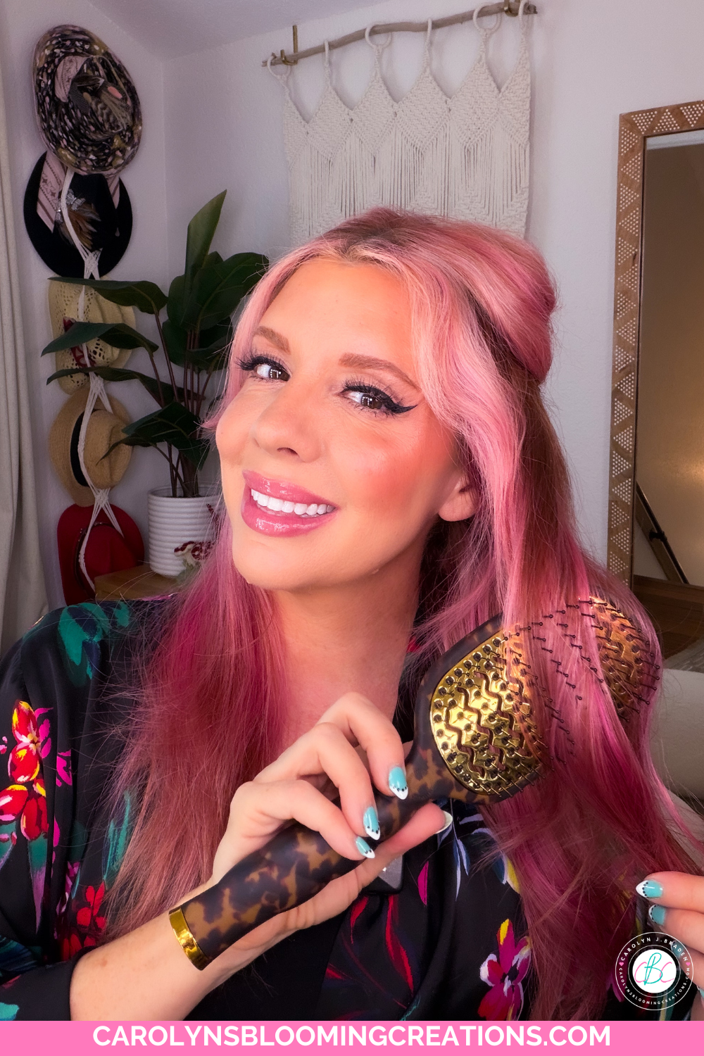 Teleties Vented Brush Review with Built In Rake