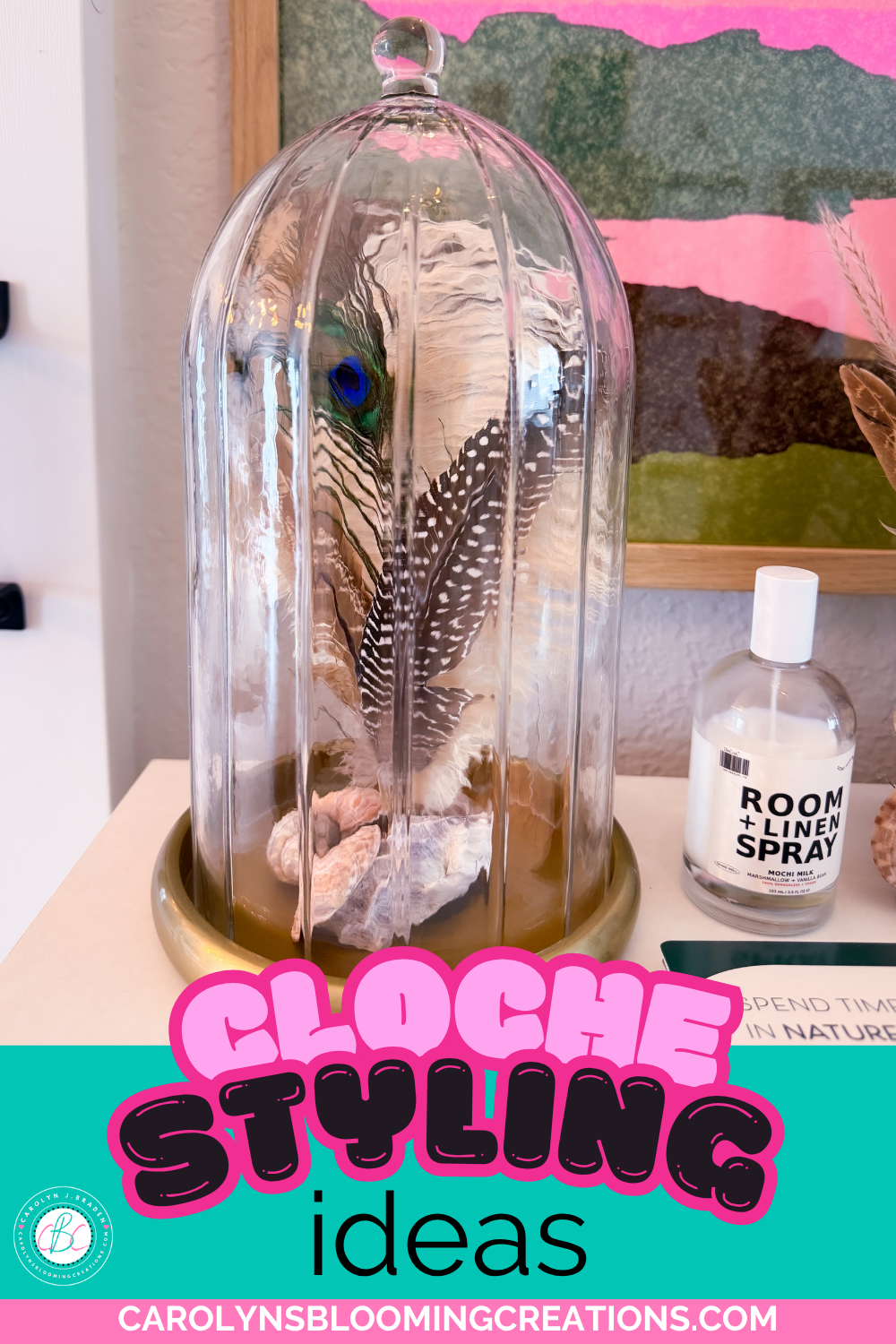 Beautiful Ways to Decorate a Glass Cloche with Natural Elements