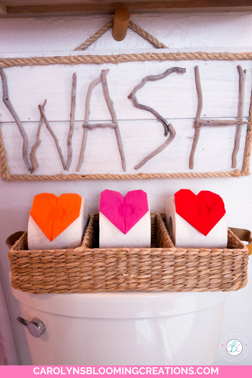 Easy Toilet Paper Origami Heart Tutorial for Beginners