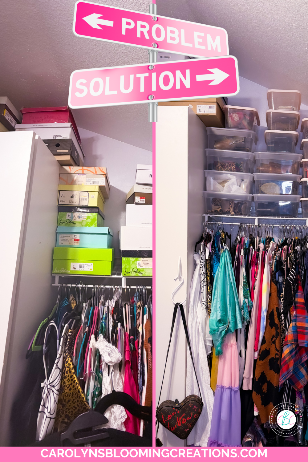 My Budget Shoe Organization Before & After: One Small Problem at a Time