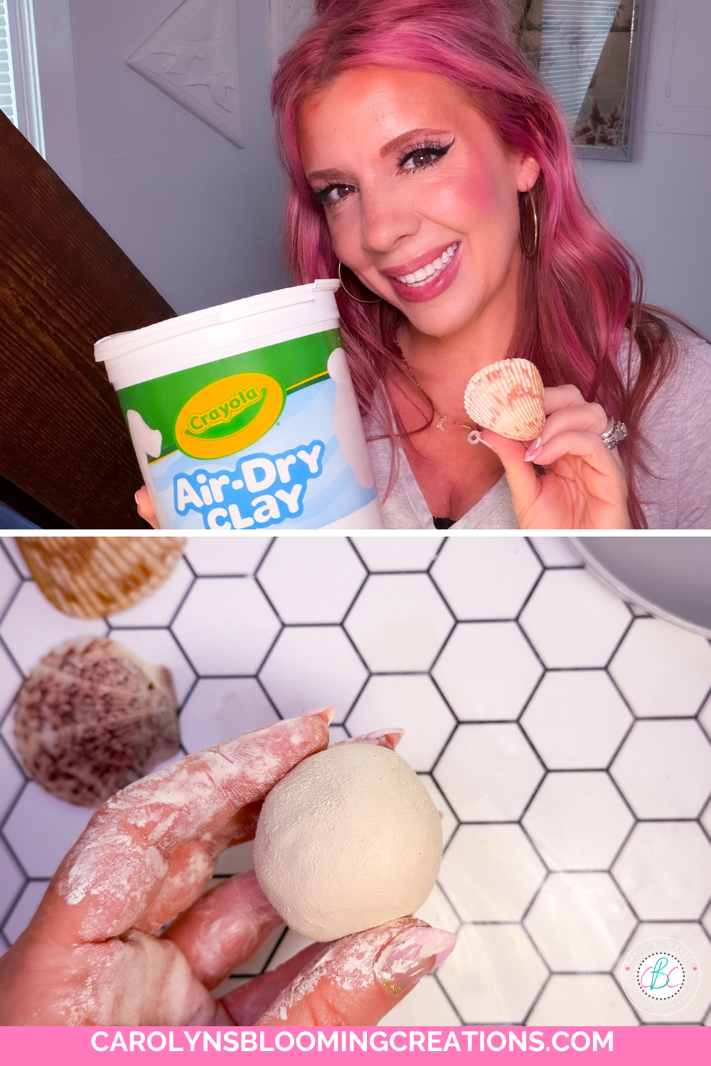 DIY Coastal Decor Idea: Alcohol Ink Seashell Bowls Tutorial