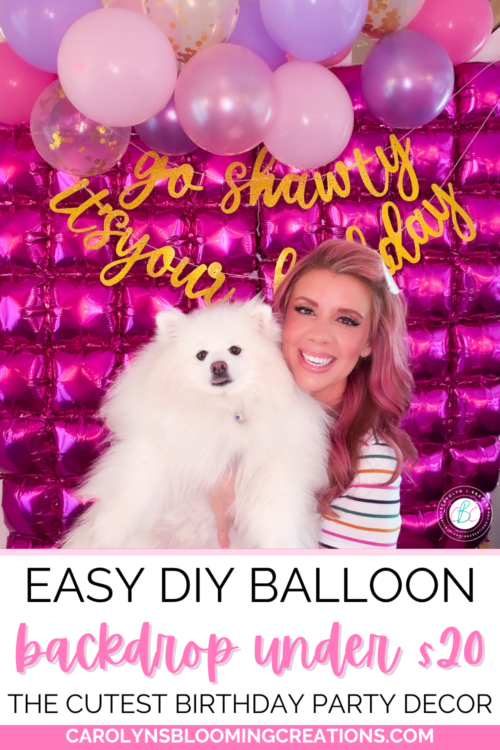 Easy DIY Balloon Wall Backdrop for Under $20: The Cutest Birthday Party Decor