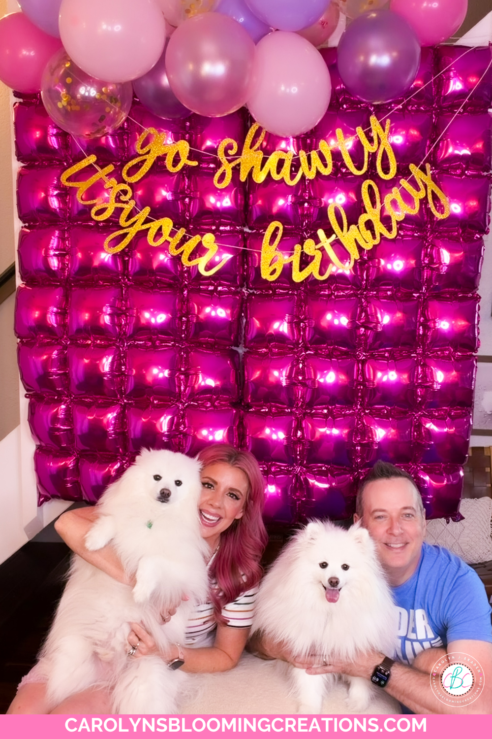 Budget-Friendly Birthday Balloon Backdrop Idea