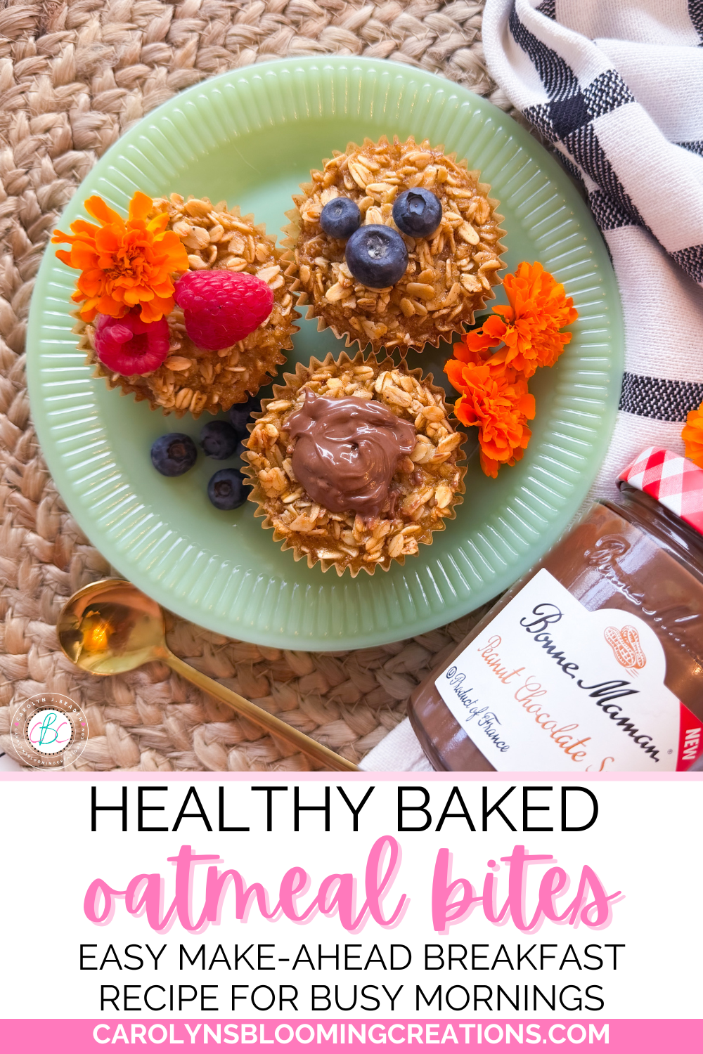 Healthy Baked Oatmeal Bites: Easy Make-Ahead Breakfast Recipe for Busy Mornings