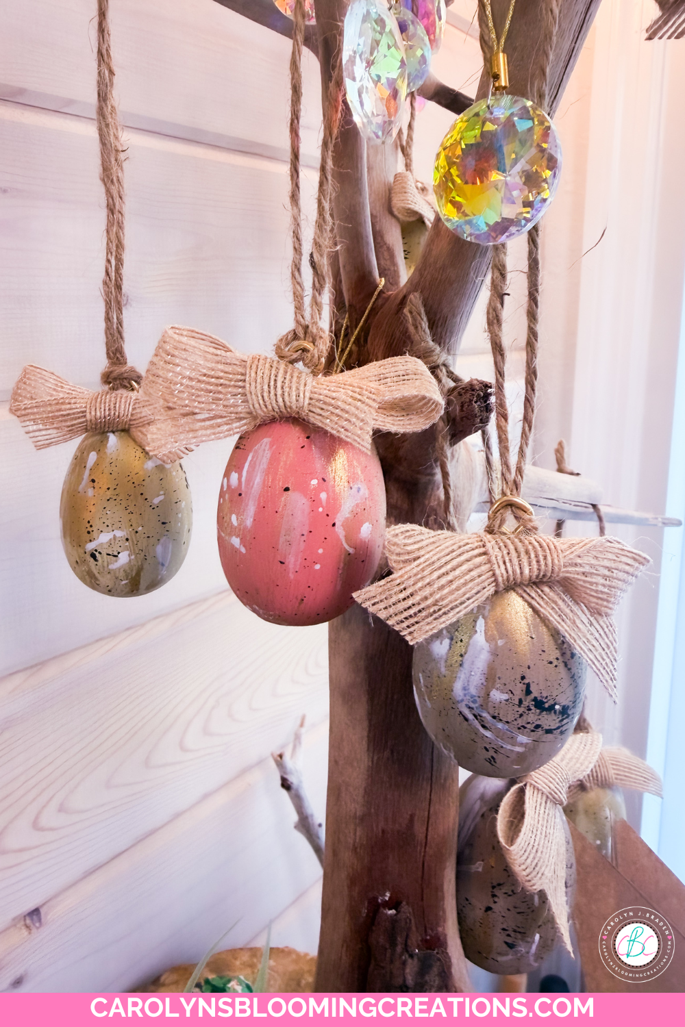 dollar store easter decor