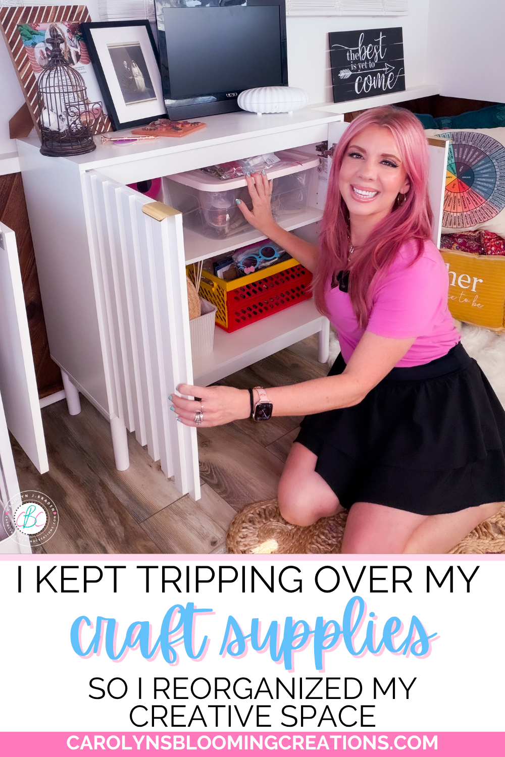 I Kept Tripping Over My Craft Supplies—So I Reorganized My Creative Space