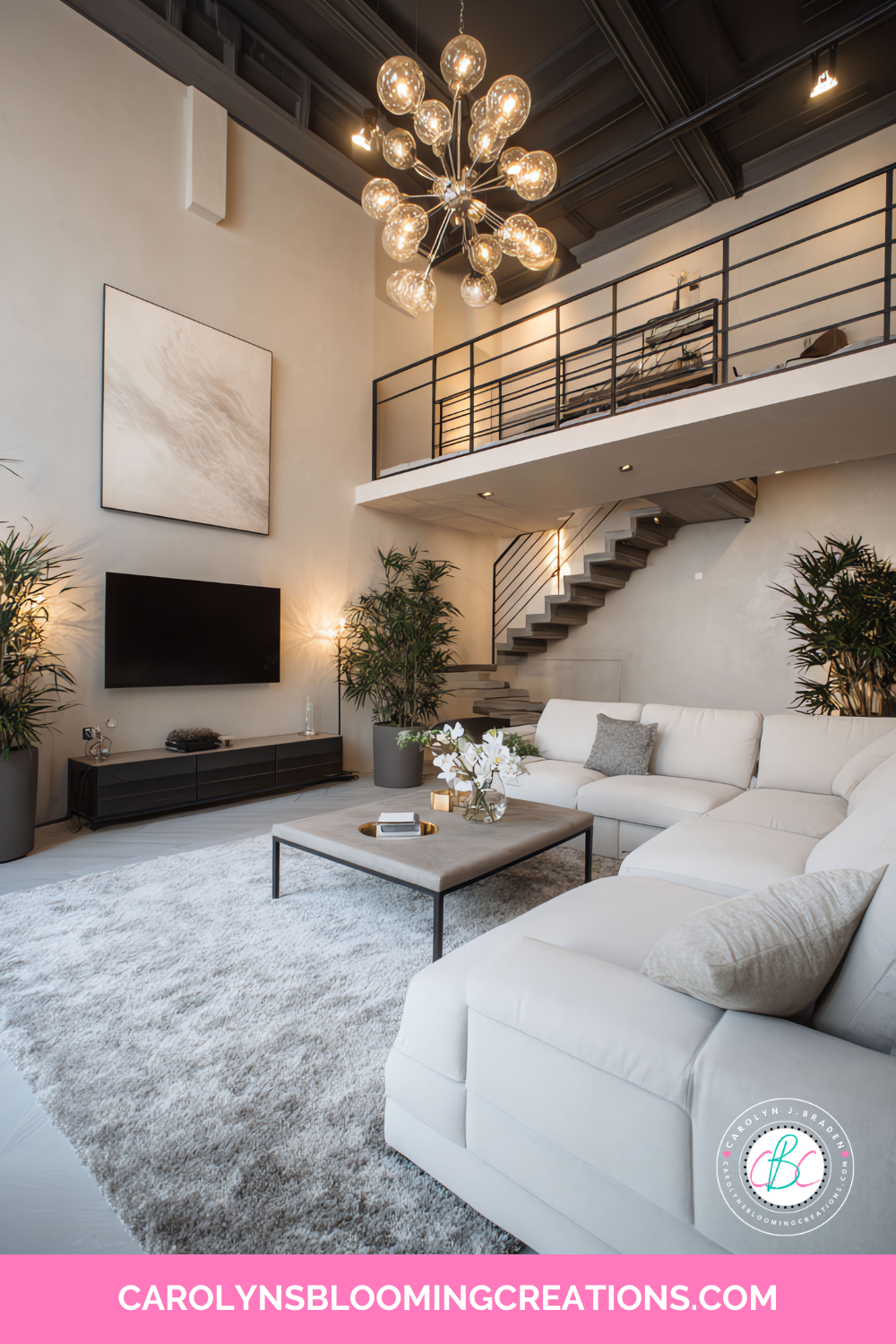 Modern Loft living room decor