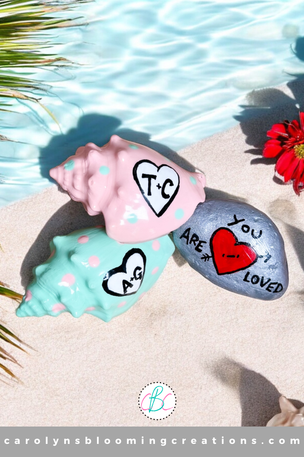 How to Paint Seashells or Rocks and Resin Seal — DIY Home Improvements ...