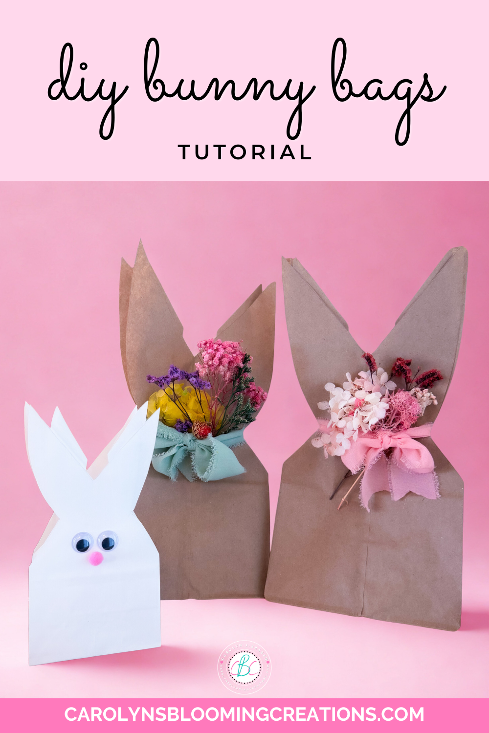 bunny bag craft idea by Carolyn Braden
