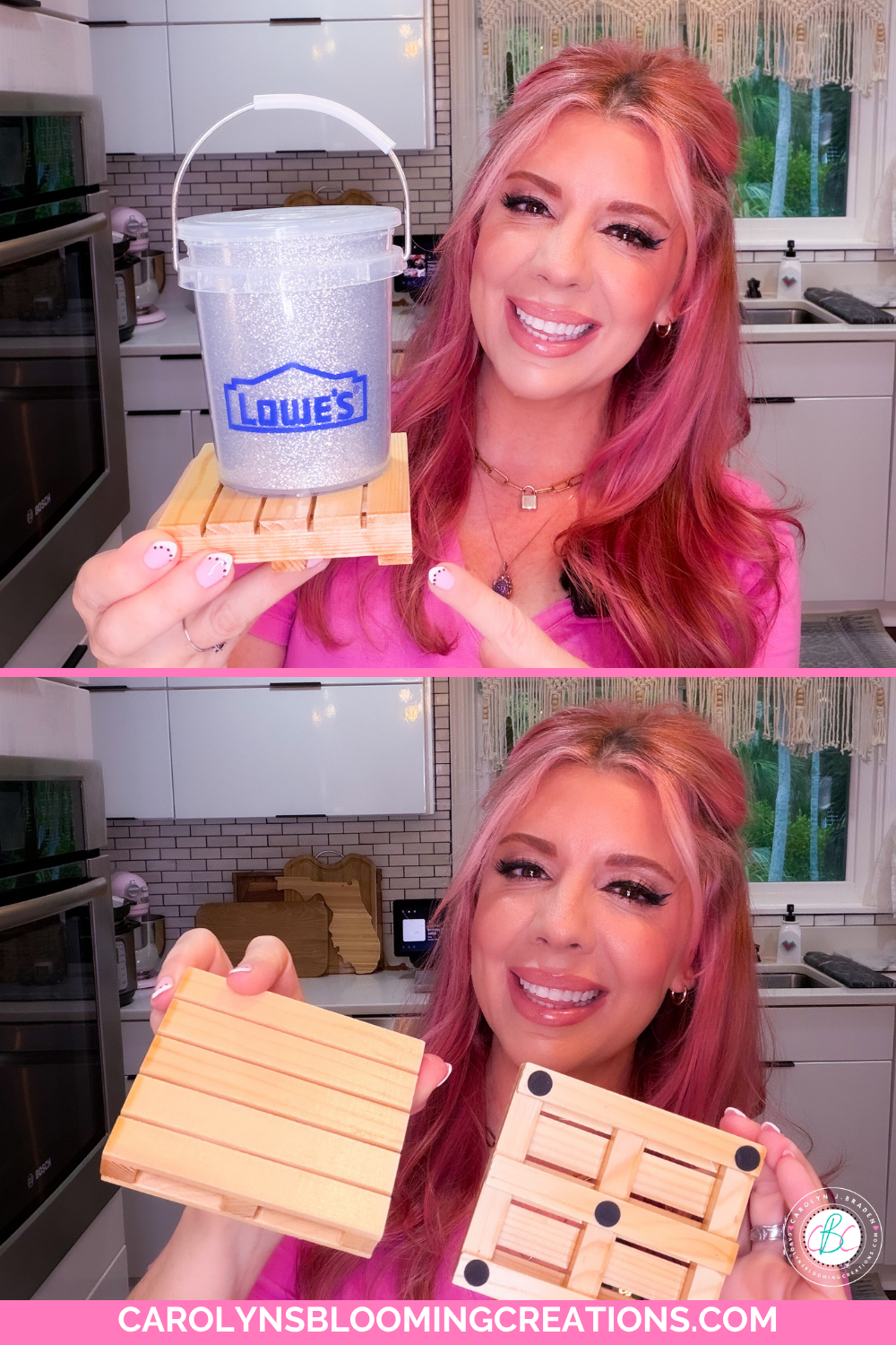Creative DIY Ideas Using Lowe’s Mini Buckets & Pallet Coasters