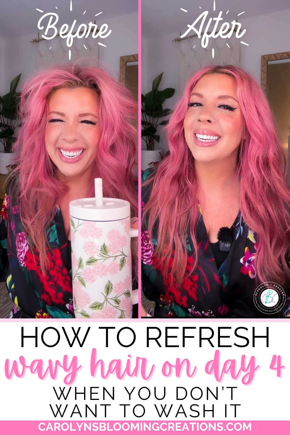 How to Refresh Wavy Hair on Day 4 When You Don’t Want to Wash It